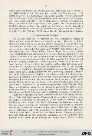 2. Vorbereitende Tätigkeit