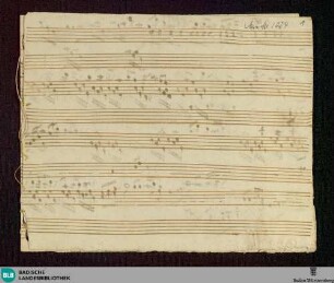 Concertos. Excerpts - Don Mus.Ms. 1024 : cemb, orch; F