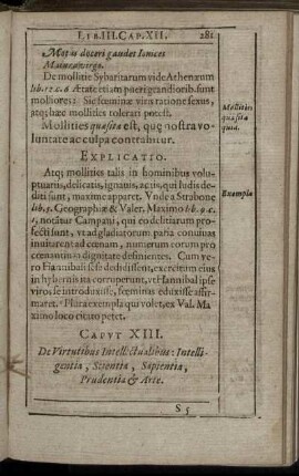 Caput XIII. De Virtutibus Intellectualibus [...]