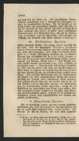 V. Altnordische Quellen.