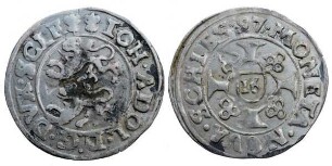 1/16 Taler (Doppelschilling), Herzoglich-Schleswig-Holstein- Gottorpische Linie, Johann Adolf (1590 - 1616)