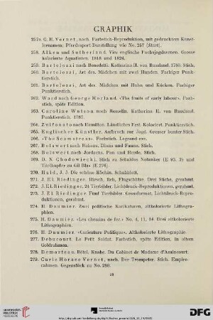 Graphik (Nr. 257a-334)