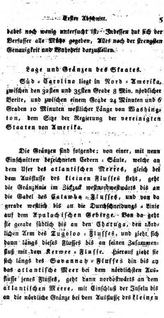 Lage und Gränzen des Staates.