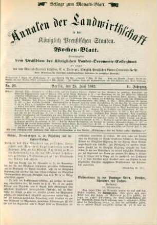 No. 26. Berlin, den 25. Juni 1862. II. Jahrgang.