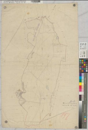 Mairie de Stockheim, Section E dite du Bois, Gemeinde Stockheim, 1: 5000 (alte Urkarte)