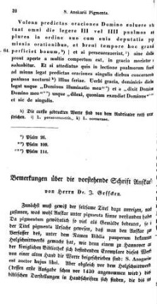 Bemerkungen über die vorstehende Schrift Anskar's