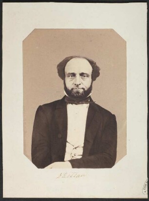 Porträt David Dessau : Foto-/Bildersammlung Stenografische Sammlung. Porträt David Dessau. Photographie, stark retuschiert (um 1865). Dresden: SLUB P a 0288