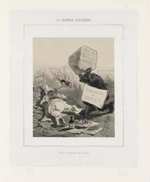 Le comédie politique, aus: "Politik zum Lachen", Brüssel 1859