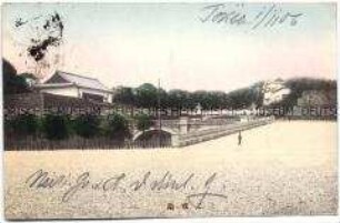 Tokio, Postkarte von der parlamentarischen Studienreise nach Ostasien des Reichstagsabgeordneten Dr. Georg Lucas