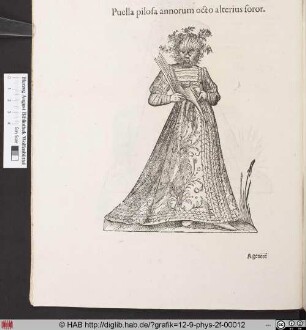 Puella pilosa annorum octo alterius foror.