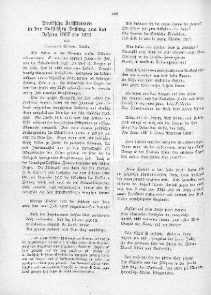Poetische Zeitstimmen in der Vossischen Zeitungs aus den Jahren 1807 bis 1810