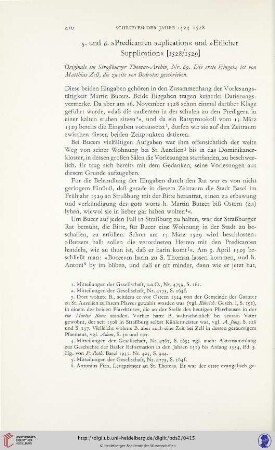 5. und 6. "Predicanten suplication" und "Etlicher Supplication [1528/1529]