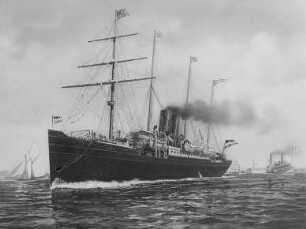 Dampfschiff "Lahn" : Technikgeschichte | Reisen des norddeutschen Lloyd-Bremen | Der Norddeutsche Lloyd in Bremen und die Entwicklung der modernen Dampfschiffahrt