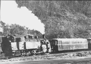Zahnrad-Dampflokomotive