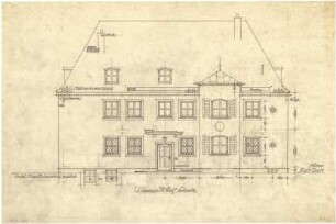 Döllgast, Hans; München, Ferdinand Maria Str.; Wohnhaus Martin Rid - Nordseite (Ansicht)