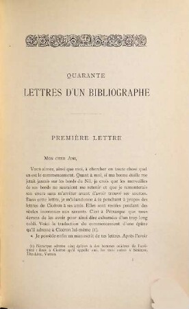 Lettres d'un Bibliographe, 6