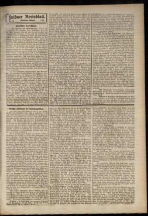 Dritte Ausgabe vom Samstag, den 18. Januar 1913.