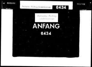 Rechnungswesen des Nebenorts Gründelbuch und der abgesonderten Gemarkung Kallenberg, G. Buchheim