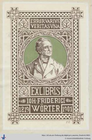 [Provenienz]: Wörter, Friedrich
