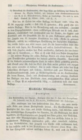 232-255 Kirchliche Literatur