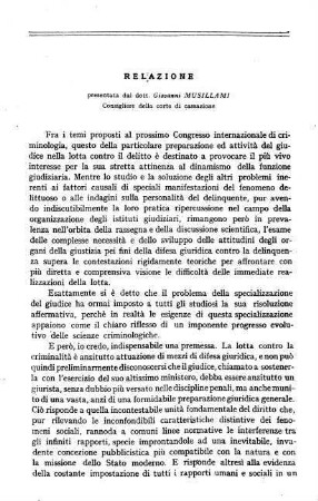 231-244, Relazione