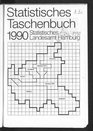 1990: Statistisches Taschenbuch // Statistisches Landesamt Hamburg