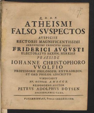 Atheismi Falso Suspectos