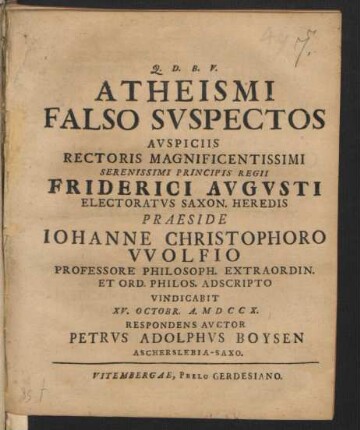 Atheismi Falso Suspectos