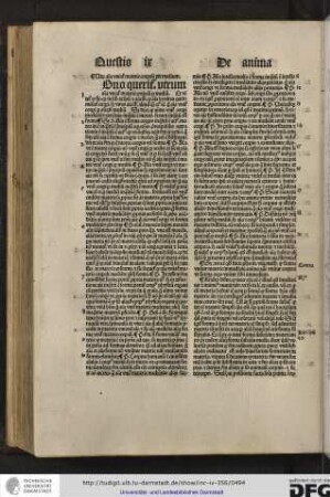 [N]ono queritur utrum anima uniatur materie corporali per medium, et videtur quod sic...