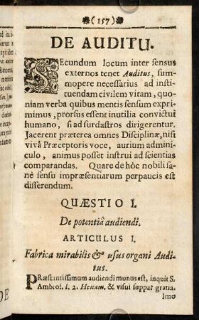 157-171, Quaestio I.