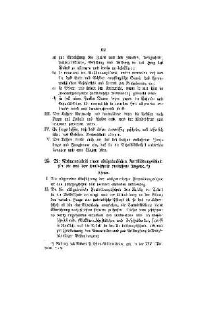 Die Notwendigkeit einer obligatorischen Fortbildungsschule für die aus der Volksschule entlassene Jugend