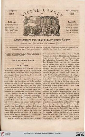 Heft 2 (20. Dezember 1872)