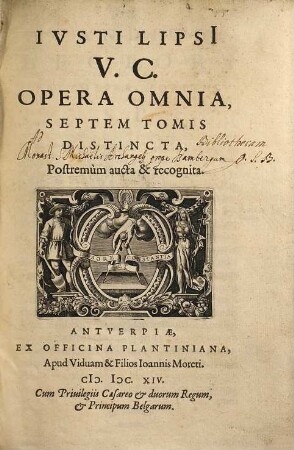 Ivsti Lipsi[i] Sapientiae Et Litterarvm Antistitis Fama postuma