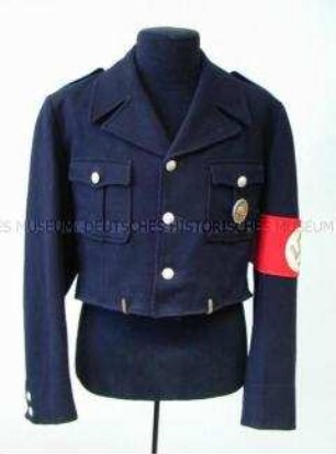 Dienstrock mit Armbinde - Dienstanzug eines Rottenführers der Deutschen Arbeitsfront (DAF)