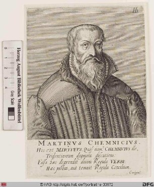 Bildnis Martin Chemnitz (eig. Kemnitz, lat. Chemnitius) d. Ä.