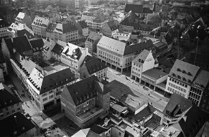 Freiburg i. Br.: Blick vom Münster auf die Kaiser-Joseph-Straße