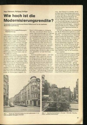 Wie hoch ist die Modernisierungsrendite?