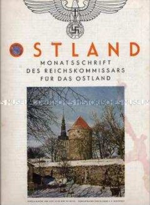 Kulturpolitische Monatszeitschrift "Ostland" für die deutsch-sprachige Bevölkerung des Baltikums