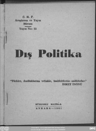 Dış politika