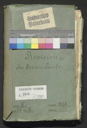 Revision der Servis-Tarife