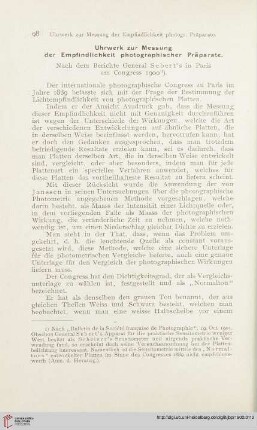 16: Uhrwerk zur Messung der Empfindlichkeit photographischer Präparate