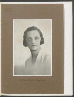 Suplemento de "Anales" : [Fotografía de] Sta. Chula Martinelli Gomez Cibils