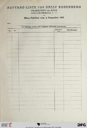 Auftrag-Liste