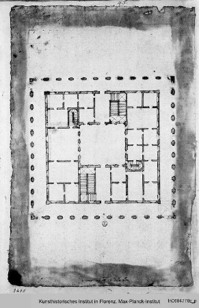 Grundriss Villa aus Originaltraktat