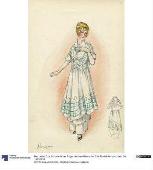 Sommerliches Tageskleid von Bernard et C.ie, Modell Alençon