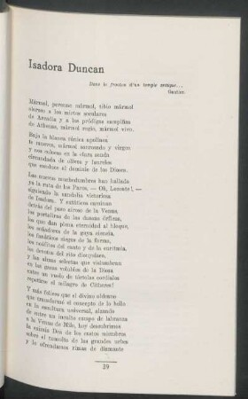 Isadora Duncan