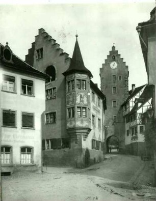 Meersburg, Oberes Tor und Gasthaus zum Bären