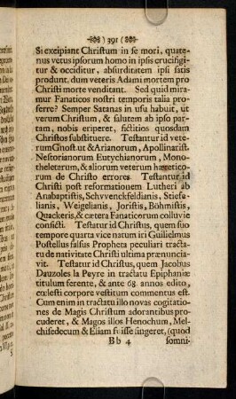 391-393, Cum enim in tractatu illo novas cogitationes de Magis ...