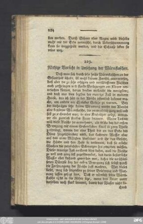 229. Nöthige Vorsicht in Ansehung der Wärmflaschen.