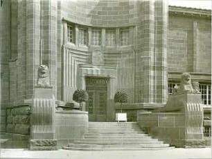 Billing, Hermann; Mannheim (Baden-Württemberg); Kunsthalle - Eingangsbereich